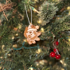 Bulbasaur Christmas Santa Ornament