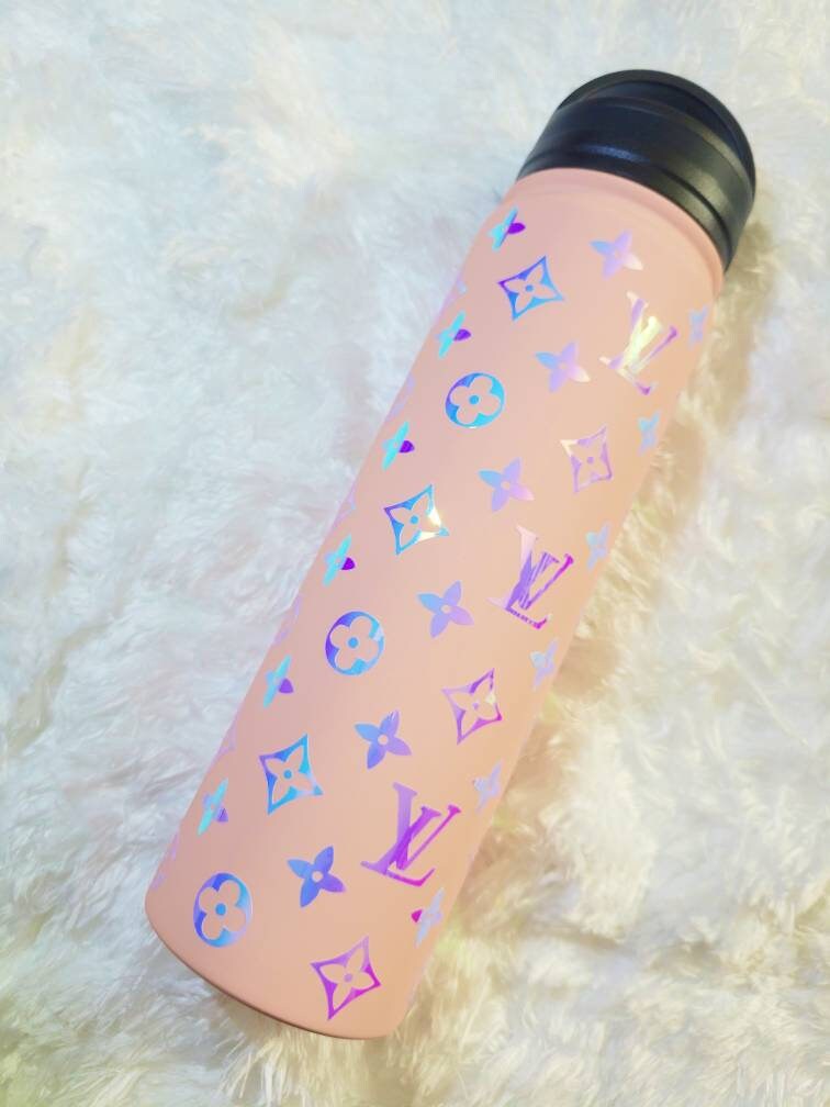 Pink Blush Matte Water Drink Bottle Stainless Steel Tumbler Etsy