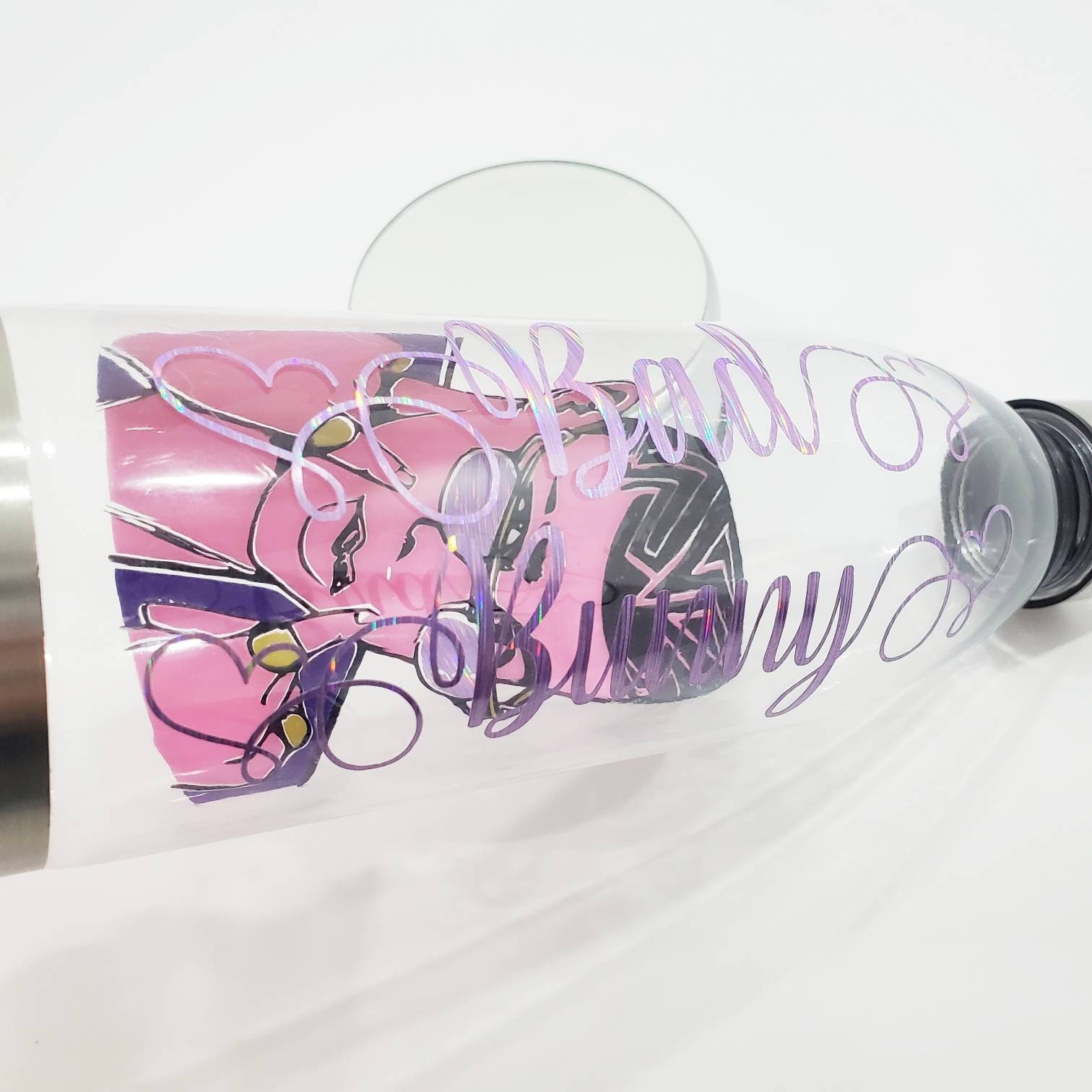 Bad Bunny Custom 22oz Water Bottle Etsy