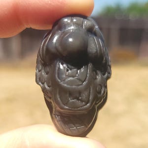 Mini Money Toad Silver Sheen Obsidian | Crystal for Wealth & Protection | Hand-Carved Abundance Stone | Lucky Crystal Gift