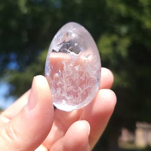 High Quality Clear Quartz Tumbled Stone – High Quality Healing Crystal, Sparkly Quartz for Energy, Meditation, Chakra, Gift Idea | 2B
