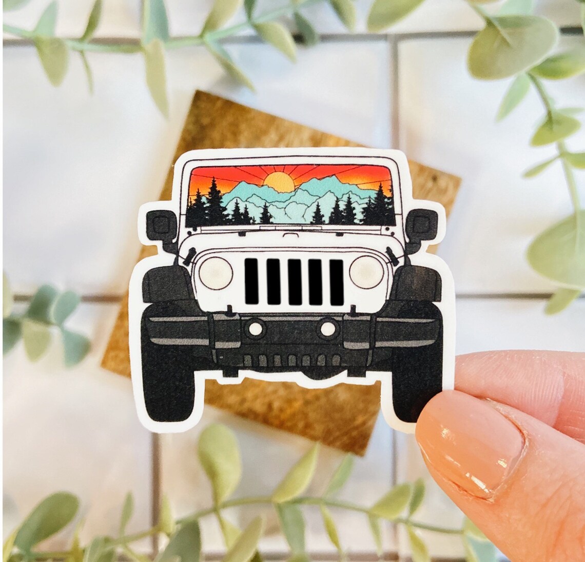 Aesthetic Jeep Sticker l Jeep Stickers l Aesthetic Sticker l | Etsy