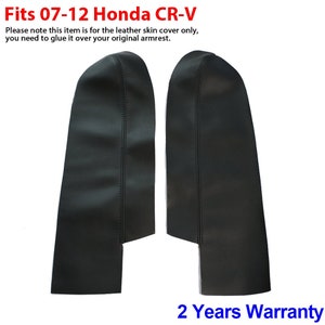 Fits Honda CR-V CRV 2007-2012 Door Panel Armrest Vinyl Leather Replacement Trim Cover Car interior Upholstery  KBH Black