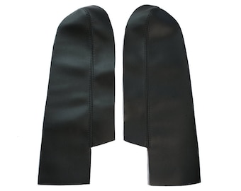 Fits Honda CR-V CRV 2007-2012 Door Panel Armrest Trim Cover - Vinyl Leather Black - Replacement, Upholstery by KBH