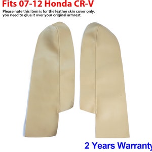 Fits Honda CR-V CRV 2007-2012 Door Panel Armrest Vinyl Leather Replacement Trim Cover Car interior Upholstery KBH Beige Tan