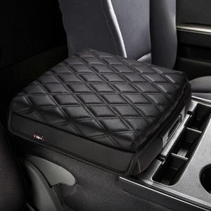 Fits 2014-2018 Chevy Silverado 1500 2500 3500 Split Bench Seat Jump Seat Center Console Lid Armrest Cover Pad Cushion Protector Anti-Scratch