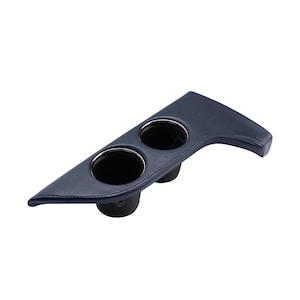 Fits Toyota Avalon 2013 2014 2015 2016 2017 2018 Vinyl Leather Cup Holder Cover Auto Car Interior Upholstery Replacement Trim Dark Gray