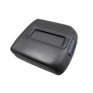 Fits 2014-2018 Chevy Silverado 1500 2500 Leather Center Console Lid Armrest Cover Car Interior Upholstery Replacement Trim Gray Stitch