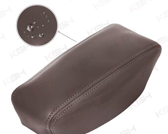 AUXITO Tan Leather Center Console Lid Armrest Cover For 1996-2002 Toyota 4Runner - Direct Replacement