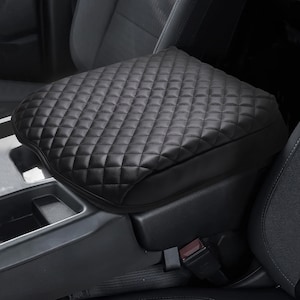 Fits 2019-2025 GMC Sierra 1500 2500 3500 Split Bench Jump Seat Center Console Lid Armrest Cover Pad Cushion Protector Pet Anti-Scratch KBH