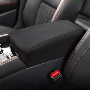 Fits Nissan Maxima 2016-2019 Center Console Lid Middle Armrest Cover Neoprene Wetsuit Waterproof Anti-Scratch Protector Accessories Black