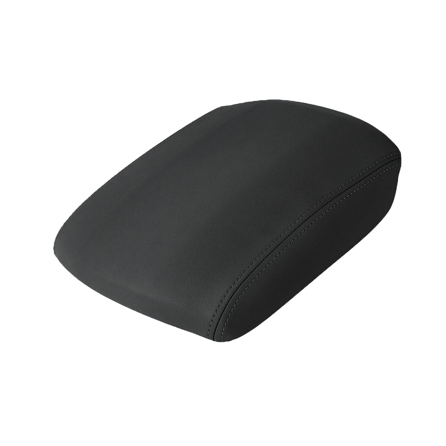 Leather Armrest Cover Set For 2009-2015 Honda Pilot - Front Door & Center Console (Gray)