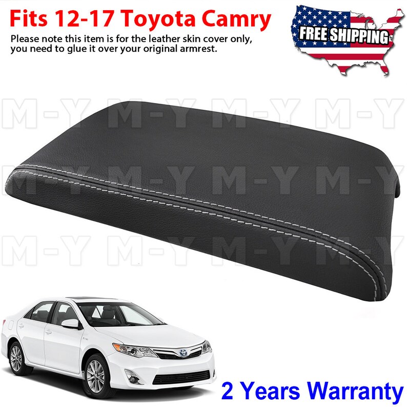Fits 20122017 Toyota Camry Vinyl Leather Center Console Lid Etsy