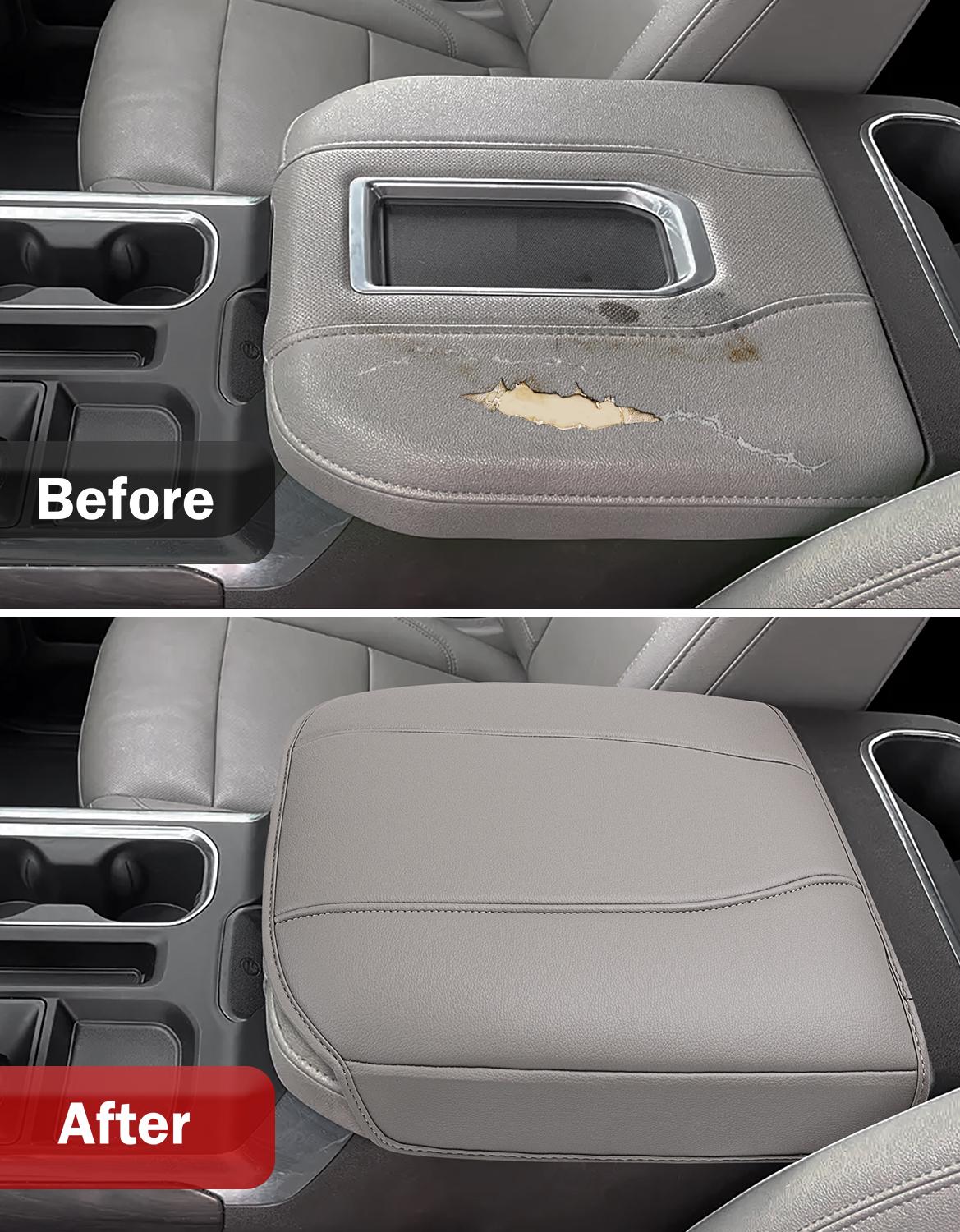 Copertura del bracciolo del coperchio della Console centrale in pelle nera per Chevy Silverado Avalanche Suburban 2007 2013 Tahoe GMC Sierra Yukon dal 1500 al 2500  34