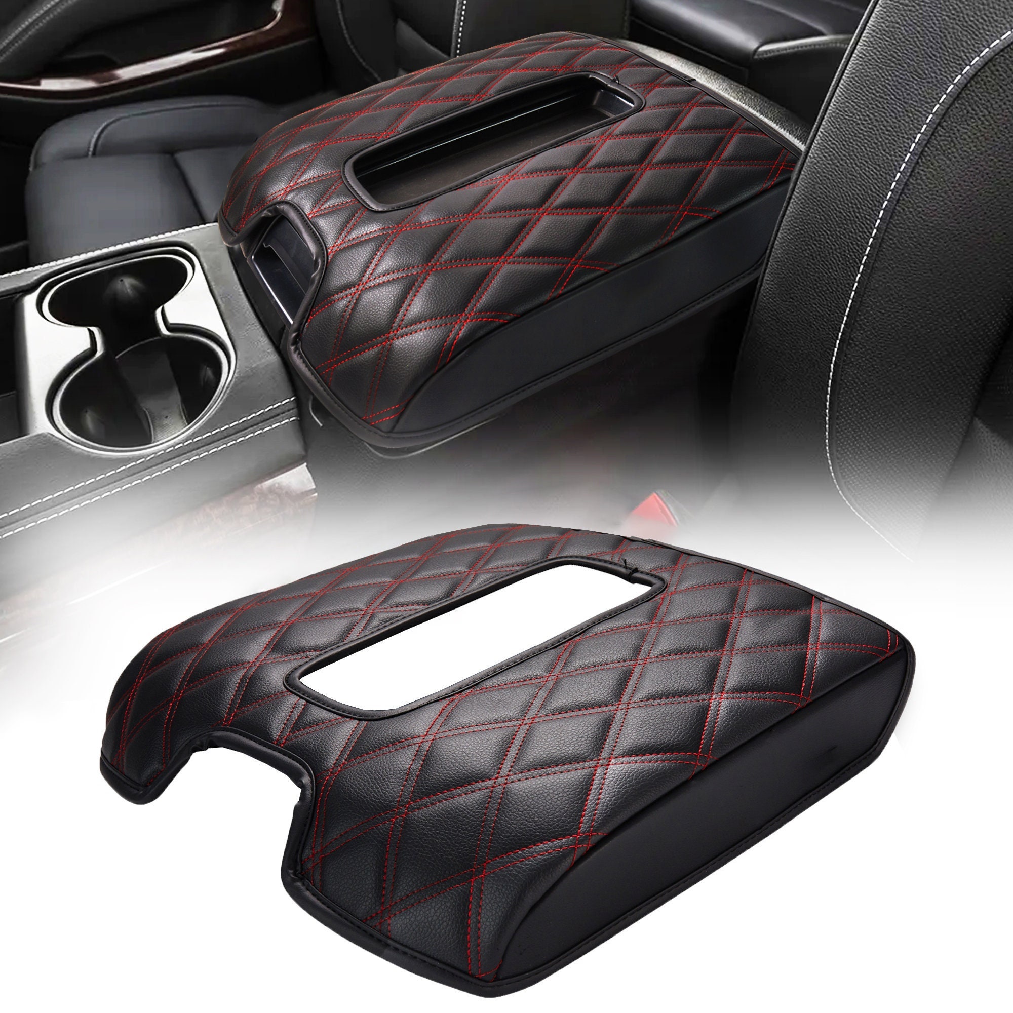 For Lantu Free Deerskin Central Control Protection Modified Alcantara  Armrest Box Cover Cushion Shell High-end Car Interior - AliExpress