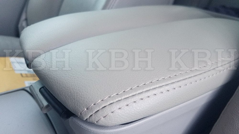 Gray Vinyl Leather Center Console Lid Cover For 2005-2010 Acura RL | DIY Armrest Repair