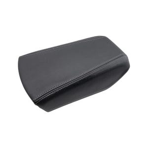Fits Nissan Maxima 2016-2023 Replacement Black Vinyl Leather Center Console Lid Armrest Cover Auto Car Upholstery Trim GRAY Stitch