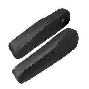 Fits Honda CR-V CRV 2007-2009 Side Seat Armrest Handle Vinyl Leather Replacement Trim Cover Car interior Upholstery Anti-Scratch KBH Black