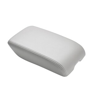 Fits Toyota Avalon 2000-2004 Vinyl Leather Center Console Lid Armrest Cover Auto Car Interior Upholstery Replacement Trim Gray