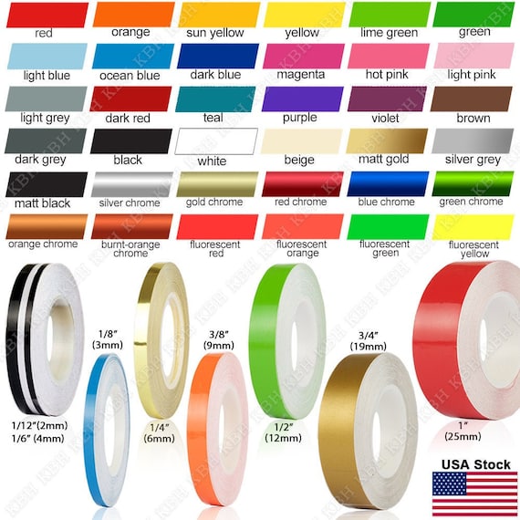 5 Rolls Solid Color Double-Sided Tape, Transparent Diy Scrapbooking Photo Tape  For Gift Wrapping, School And Office Projects