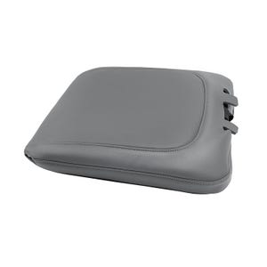 Gray Faux Leather Center Console Armrest Cover For 2008-2014 Cadillac CTS - DIY, PU Leather