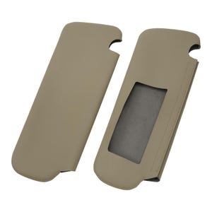 Fits Toyota 4Runner 1996-2002 Sun Visor Vinyl Leather Replacement Trim Cover Auto Car Interior Upholstery KBH Beige Tan