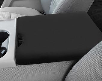 Fits 2015-2026 Ford F150 with 40/20/40 Jump Seat Center Console Lid Folding Armrest Polyester Protector Pet Anti-Scratch Cover KBH Black