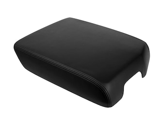 Pour Toyota Tundra 2007-2013, cuir vinyle, couvercle de la console centrale, revêtement de l'accoudoir, garniture de rechange pour rembourrage intérieur de voiture, noir KBH