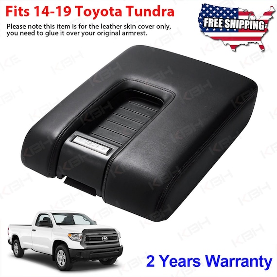 Fits Toyota Tundra 20142019 Vinyl Leather Center Console Lid Etsy