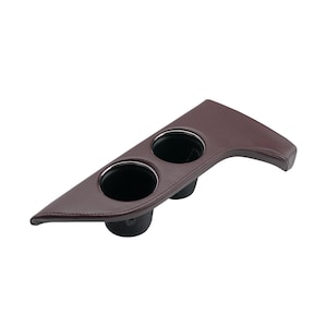 Fits Toyota Avalon 2013 2014 2015 2016 2017 2018 Vinyl Leather Cup Holder Cover Auto Car Interior Upholstery Replacement Trim Brown