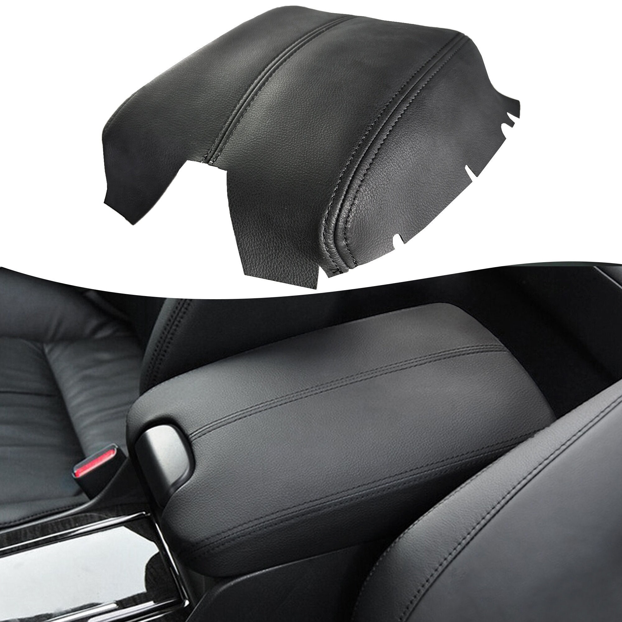 Fits Honda Accord 2008 2012 Vinyl Leather Center Console Lid Armrest Cover Auto Car Interior Upholstery Replacement Trim KBH Black Etsy