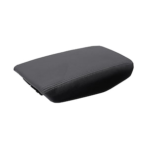 Fits Ford Escape 2017-2019 Vinyl Leather Center Console Lid Armrest Covering Protector Car Interior Upholstery Replacement Trim KBH Black