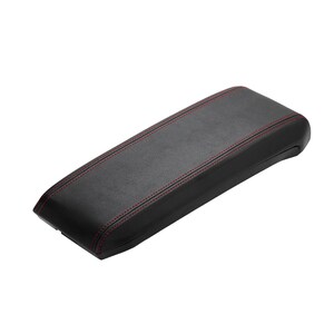 thumbnail image 2 of Kar Designers Black Leather Center Console Lid Cover For BMW E90 2006-2011 – DIY Replacement Skin 2 of 5