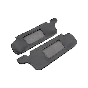 Fits Ford Mustang 1994-2004 Sun Visor Vinyl Leather Replacement Trim Cover Auto Car Interior Upholstery KBH Black