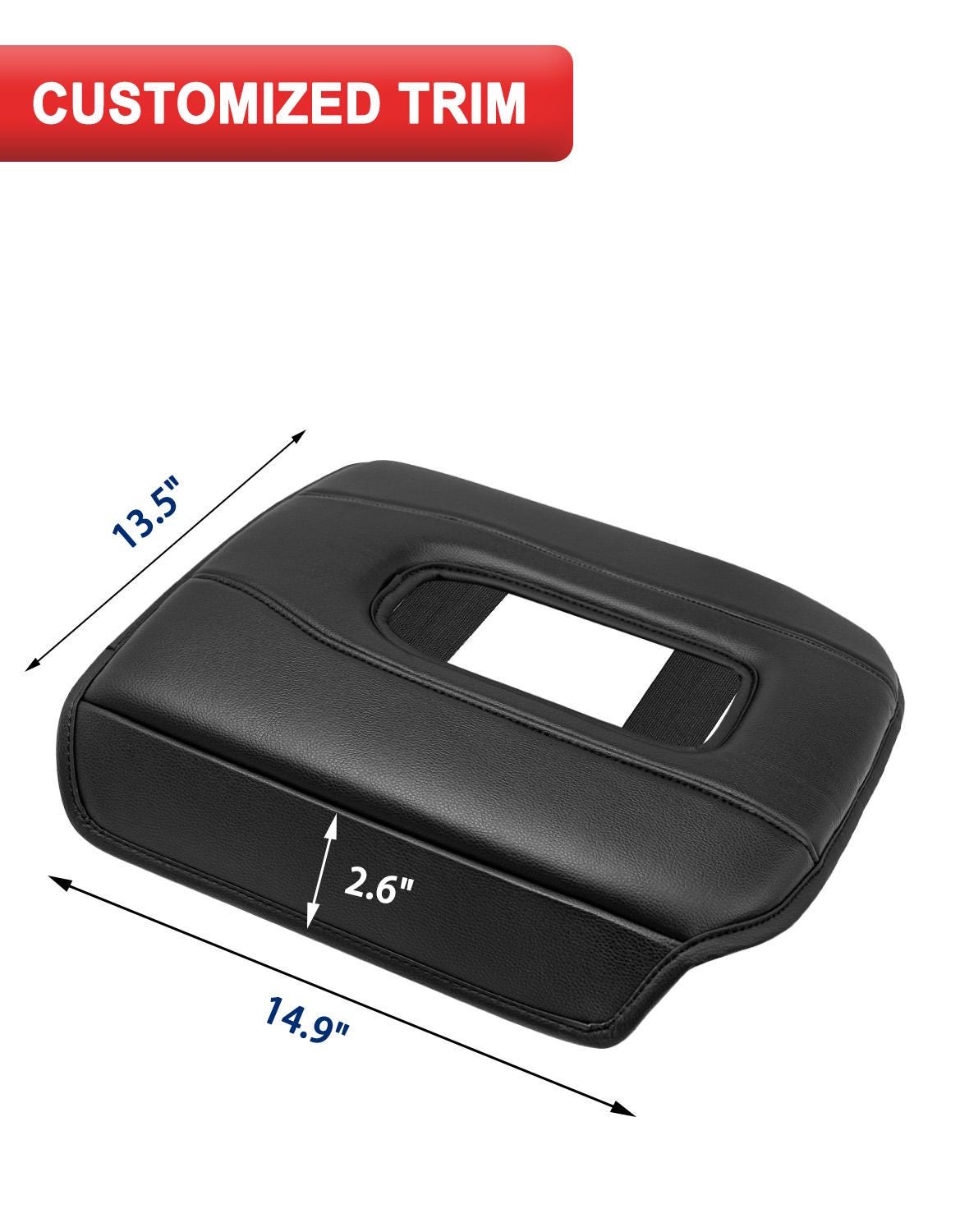 2x Cover Bracciolo Centrale Soillar Per Chevy Tahoe Suburban GMC Yukon Cadillac Escalade - Foto 2