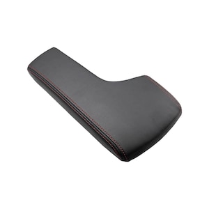 Fits Lexus IS200 IS250 IS300 IS350 2014-2017 Replacement Vinyl Leather Center Console Lid Armrest Cover Auto Car Upholstery Trim Red Stitch