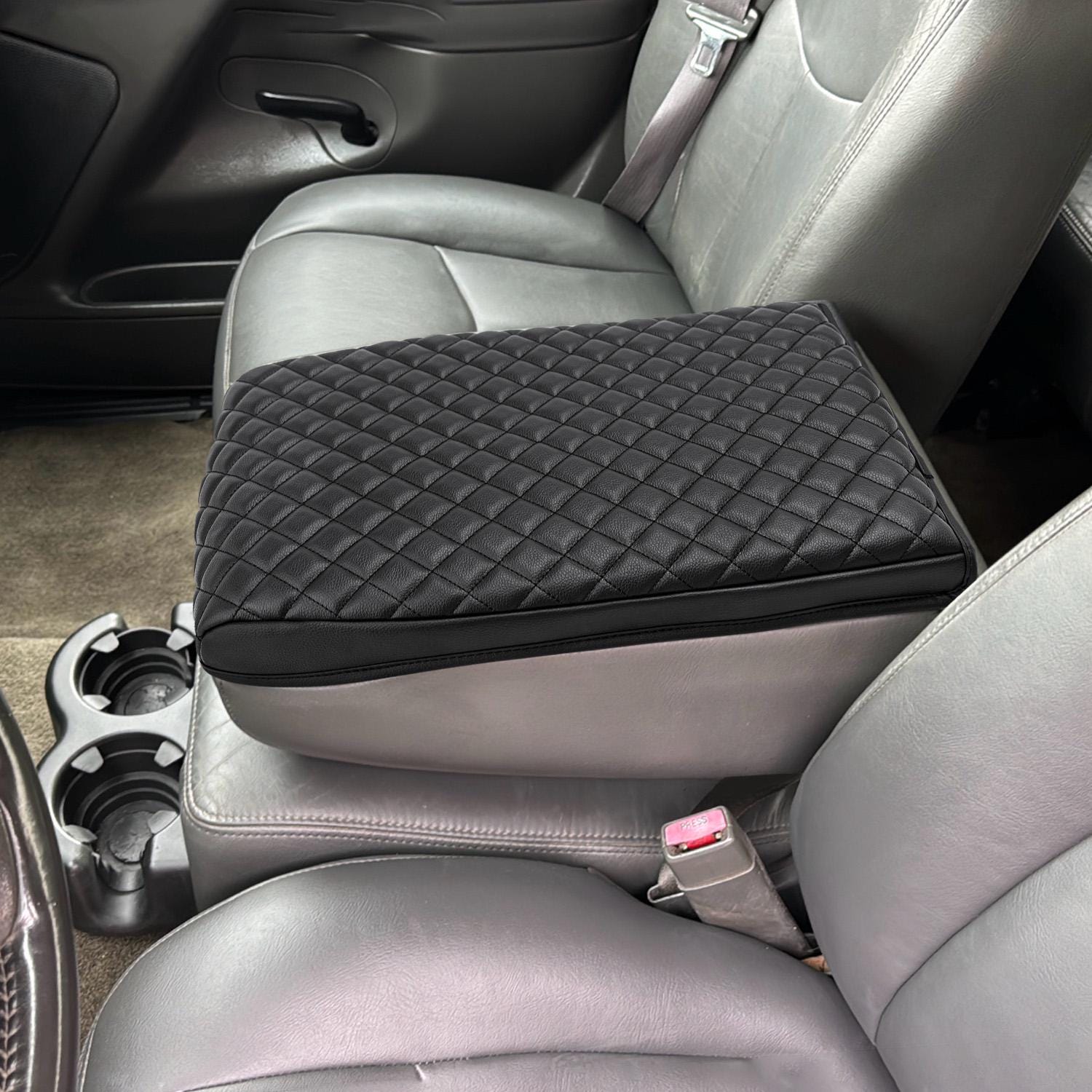 SHAREEFシャリーフ BENCH COAT GAMEOVER Fits Chevy Silverado & GMC Sierra Jump Seat 1999-2007 Leather