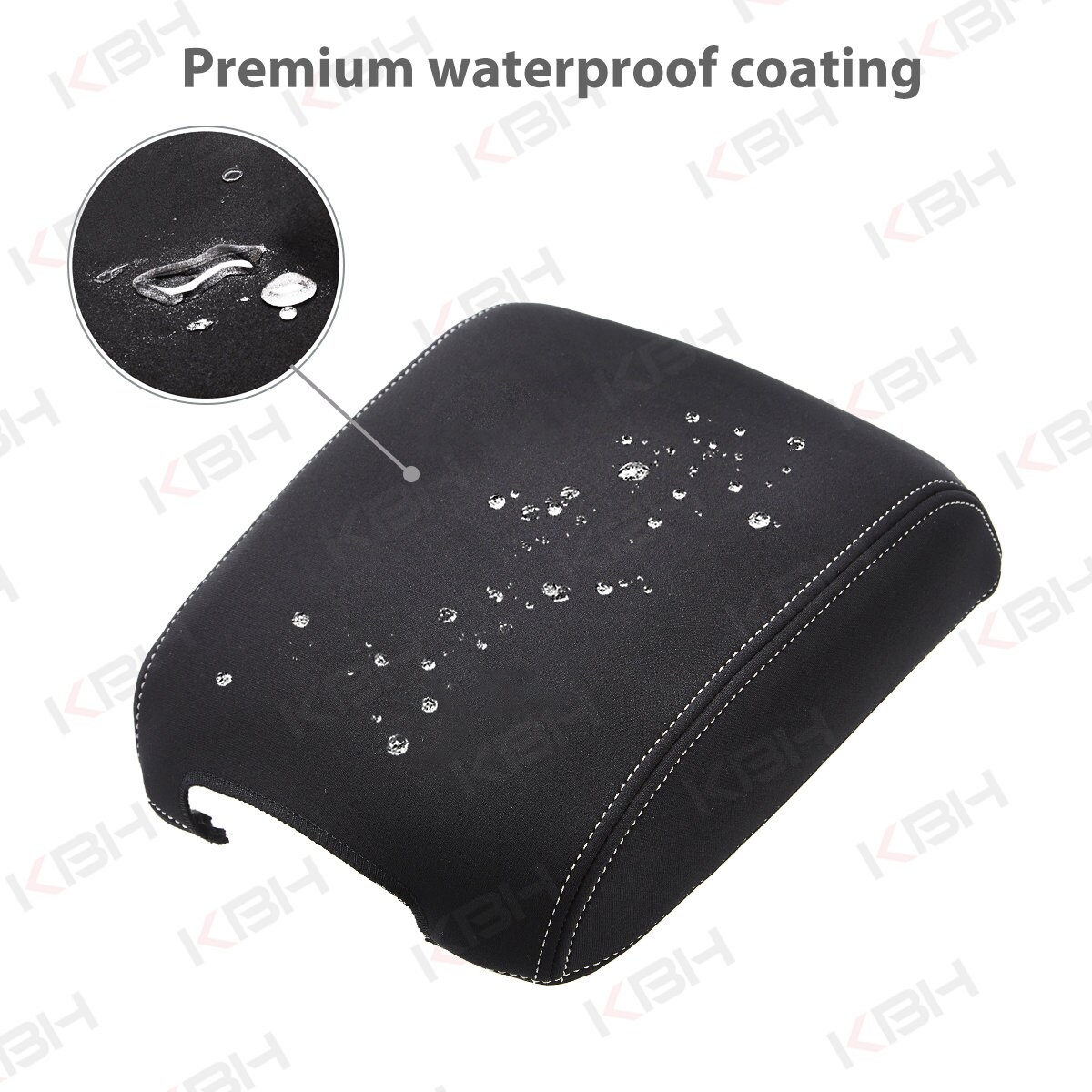Fits Mitsubishi Pajero 2000-2022 Center Console Lid Armrest Cover Neoprene  Wetsuit Waterproof Anti-scratch Protector Accessories Black 