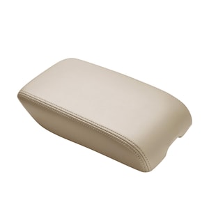 Fits Toyota Avalon 2000-2004 Vinyl Leather Center Console Lid Armrest Cover Auto Car Interior Upholstery Replacement Trim Beige Tan