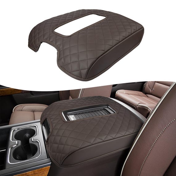 Upgraded Car Center Console Cover, Microfiber Leather Car Armrest Cover - View #6