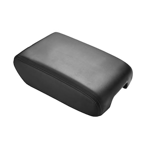 Fits 2013-2019 Nissan Pathfinder Vinyl Leather Center Console Lid Armrest Cover Car Interior Upholstery Replacement Trim black