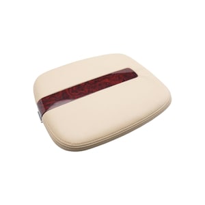 Fits Cadillac Escalade 2009-2014 Replacement Vinyl Leather Center Console Lid Armrest Cover Auto Car Interior Upholstery Beige Tan