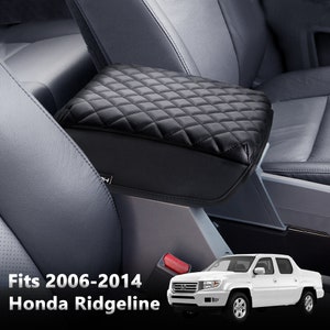 Fits 2006-2014 Honda Ridgeline PU Leather Middle Center Console Lid