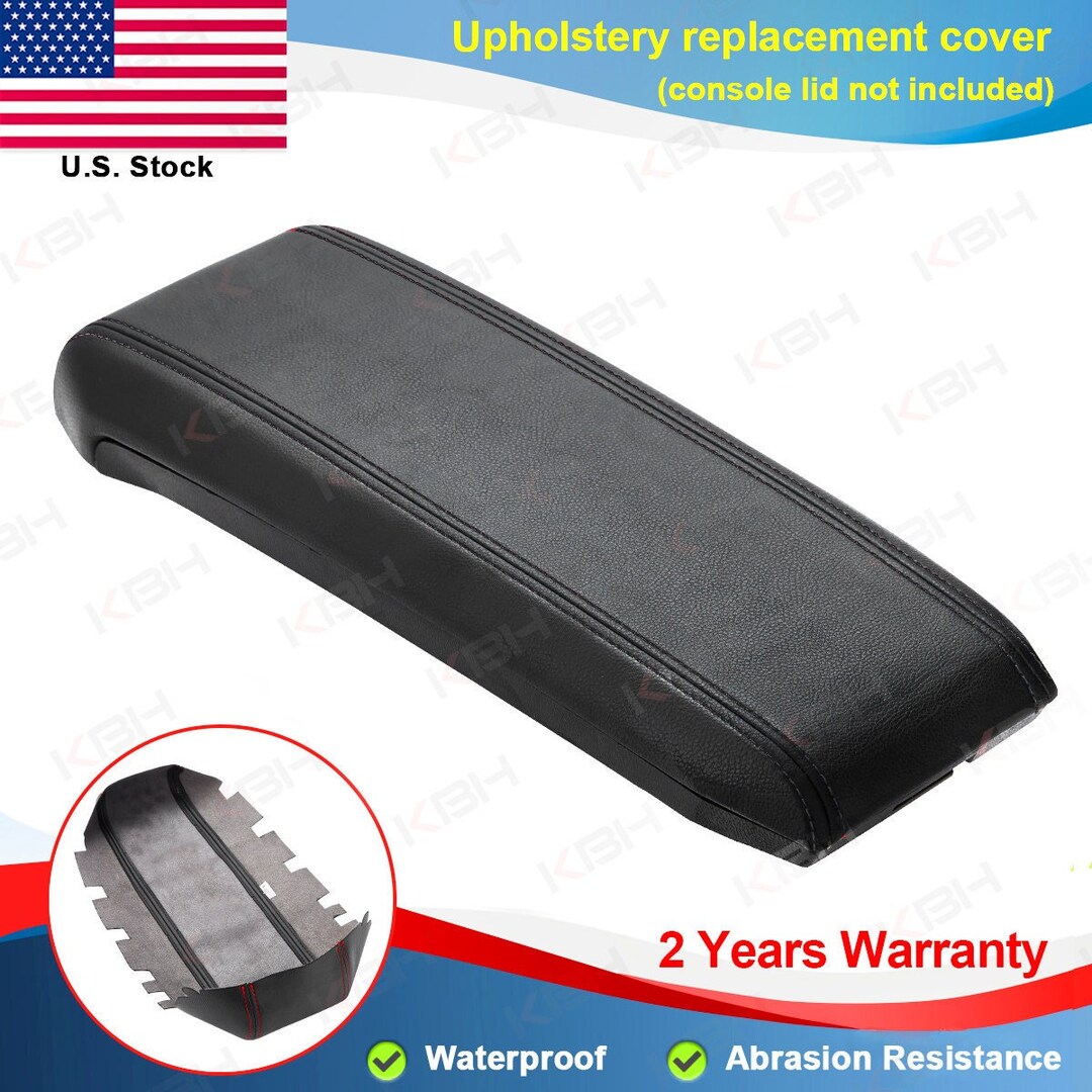 Fits 20102017 GMC Terrain Vinyl Leather Center Console Lid Armrest Cover Car Interior