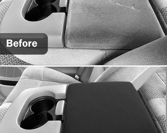 Fix Up Your 1997-2003 Ford F-150 Interior! Gray Center Console Cup Holder/armrest Pad. Direct Replacement, Durable Plastic, Easy Install, And Lifetime Warranty.