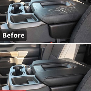 Fits GMC Sierra 2019-2024 Jump Seat Leather Middle Center Console Lid