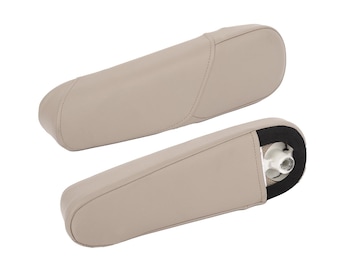 Fits Honda CR-V CRV 2007-2009 Seat Side Armrest Trim Cover - Vinyl Leather Beige Tan - Replacement, Upholstery by KBH
