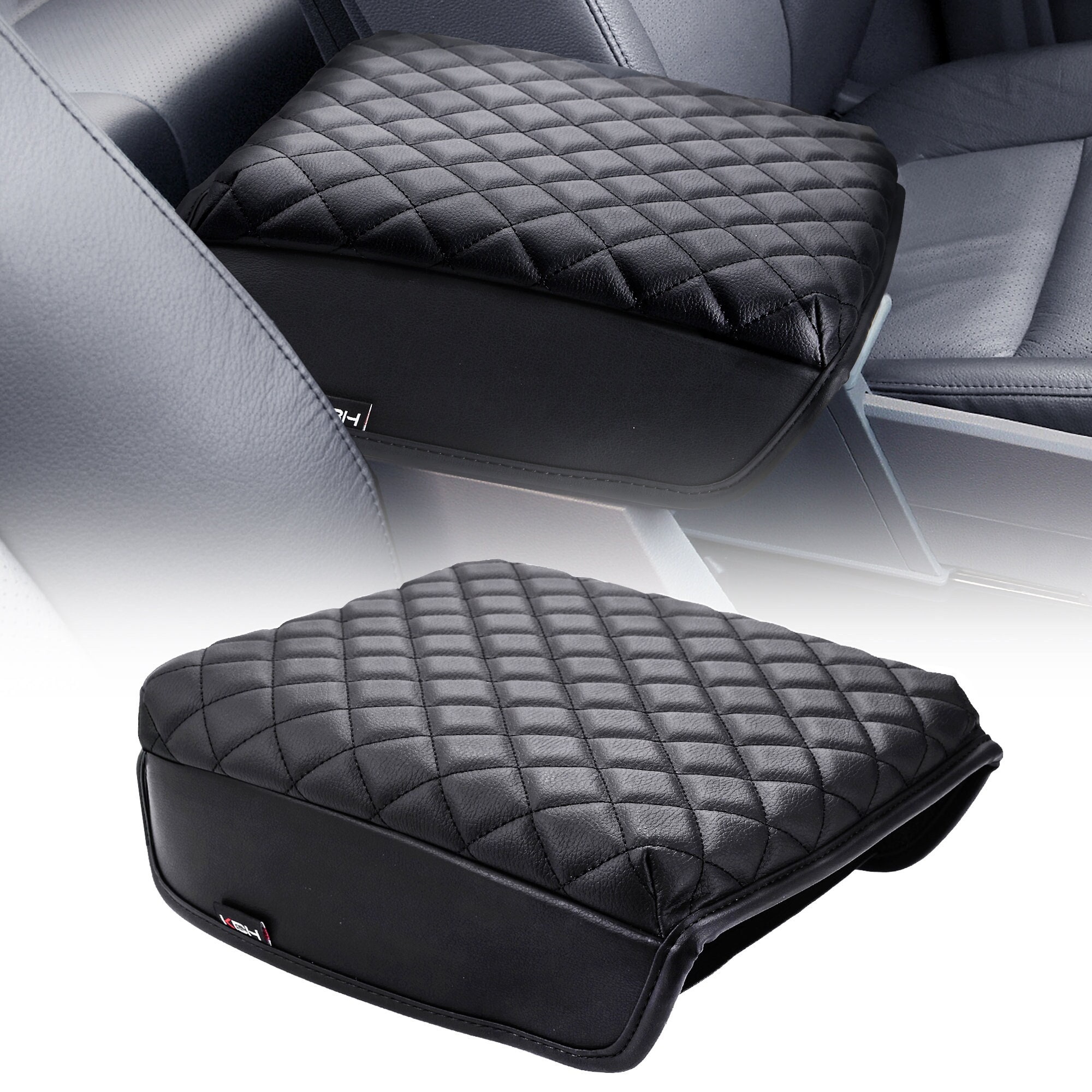 Center Console Arm-rest Cover Pad Universal Fit for SUV/Truck/Car, Car  Armrest Seat Box Cover, Leather Auto Armrest Cover Velvet black