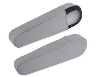 Fits Honda Odyssey 2005-2010 Vinyl Leather Seat Armrest Cover Auto Car Interior Upholstery Replacement Trim KBH Dark Gray