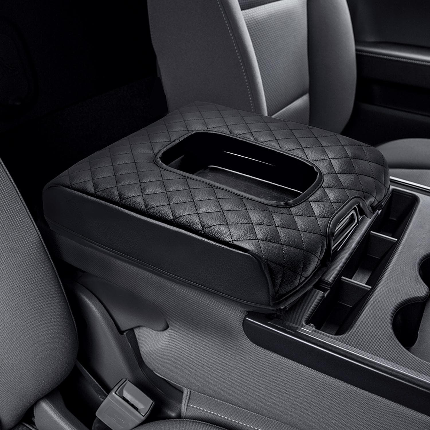 Funda De Reposabrazos Para Consola Central De GMC Sierra 1500 2500 3500 2007-2014 – Cuero Suave Y Fácil De Limpiar